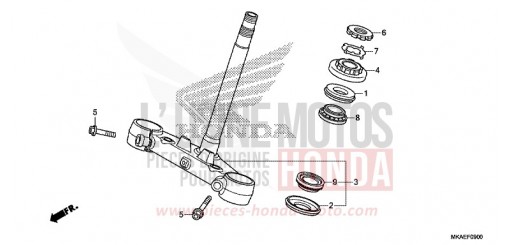 STEERING STEM NC750DH de 2017